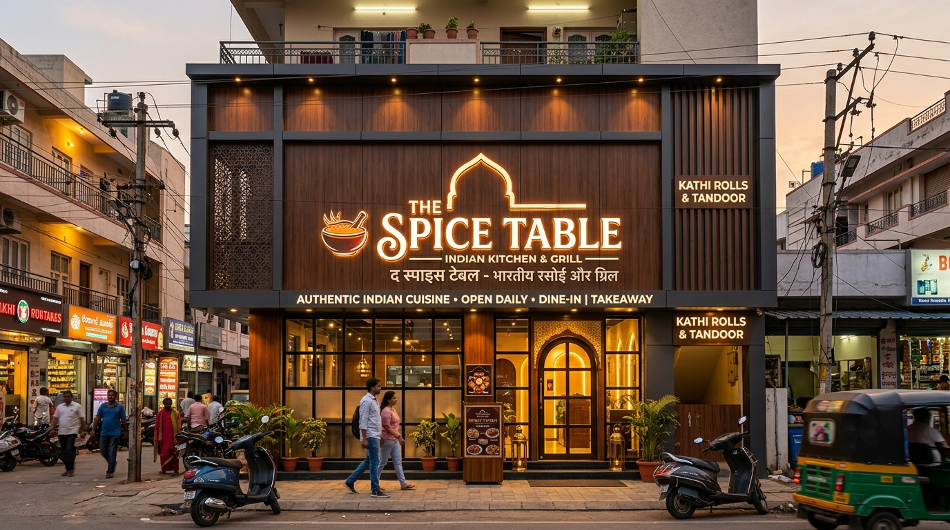 shop front elevation in Nagpur